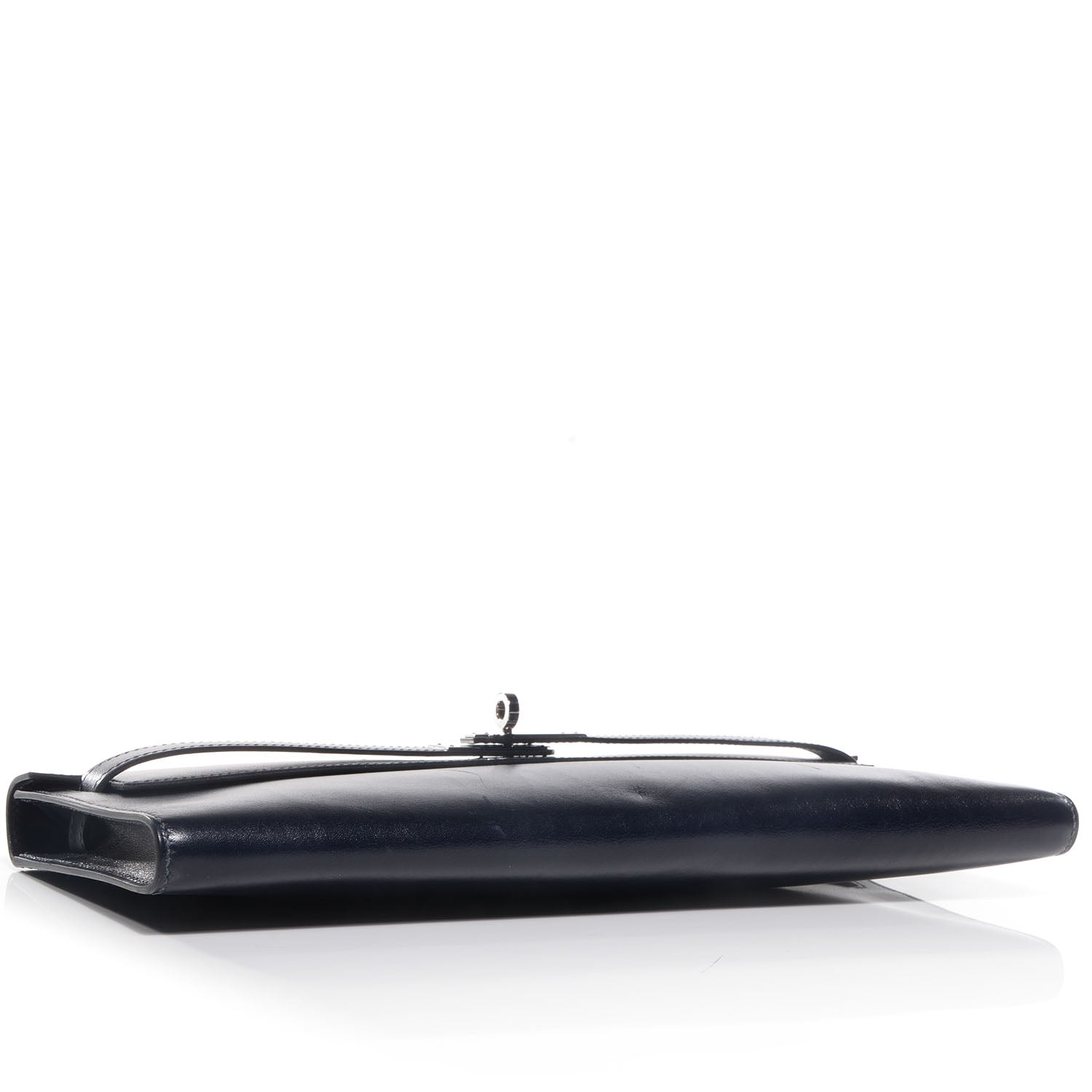 Hermes Box Kelly Cut Clutch Pochette Indigo 4 of 8