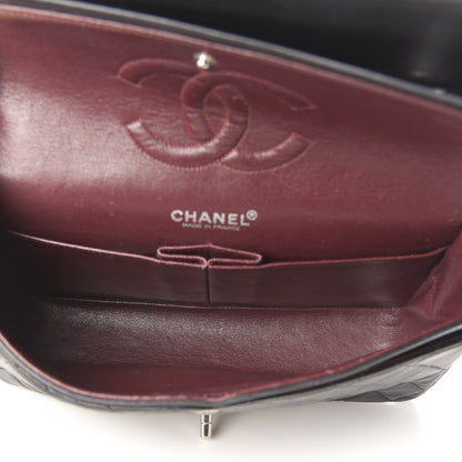 Chanel Lambskin Quilted Medium Double Flap Black 5 of 12