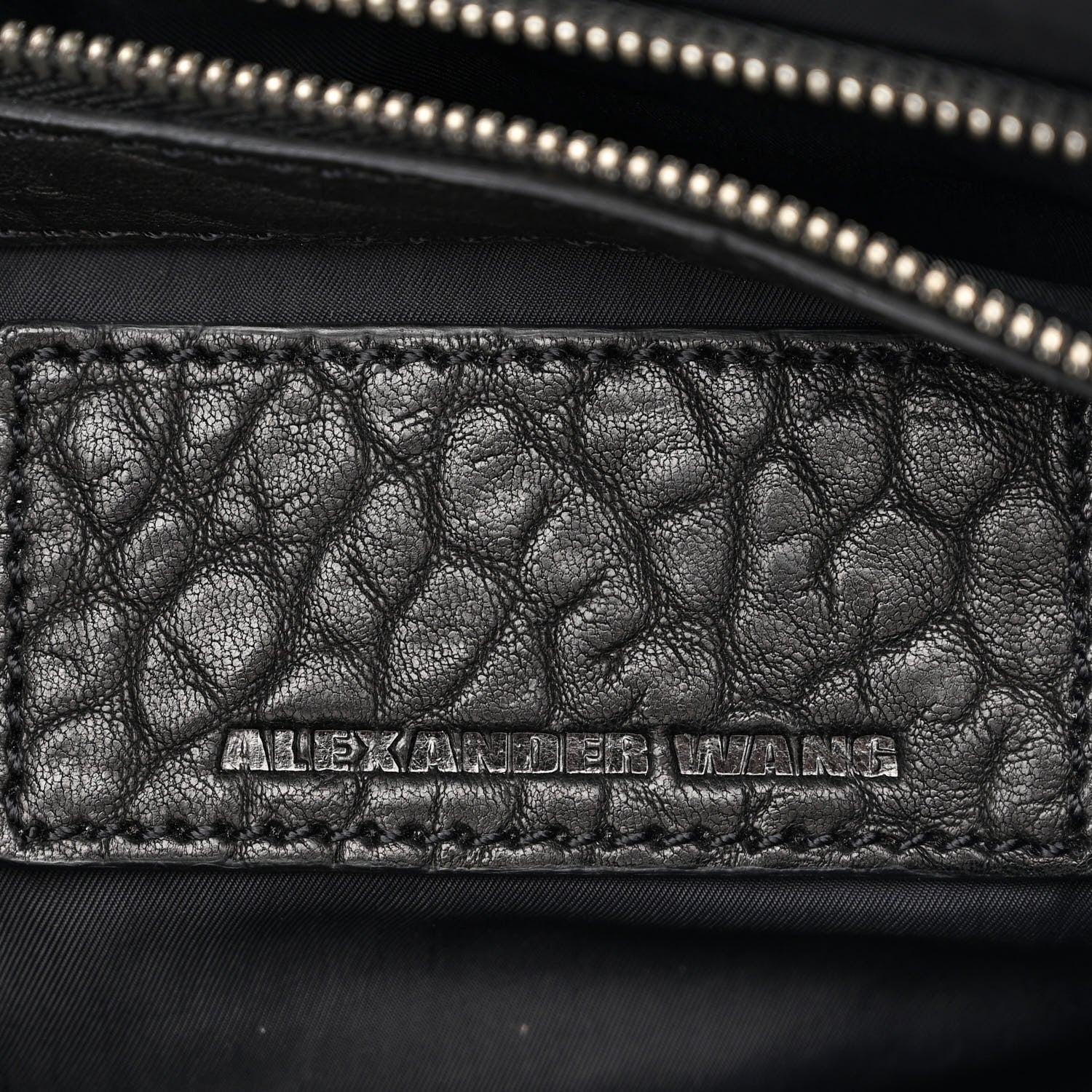 Alexander Wang Pebbled Lambskin Rockie Black Nickel Hardware 6 of 11