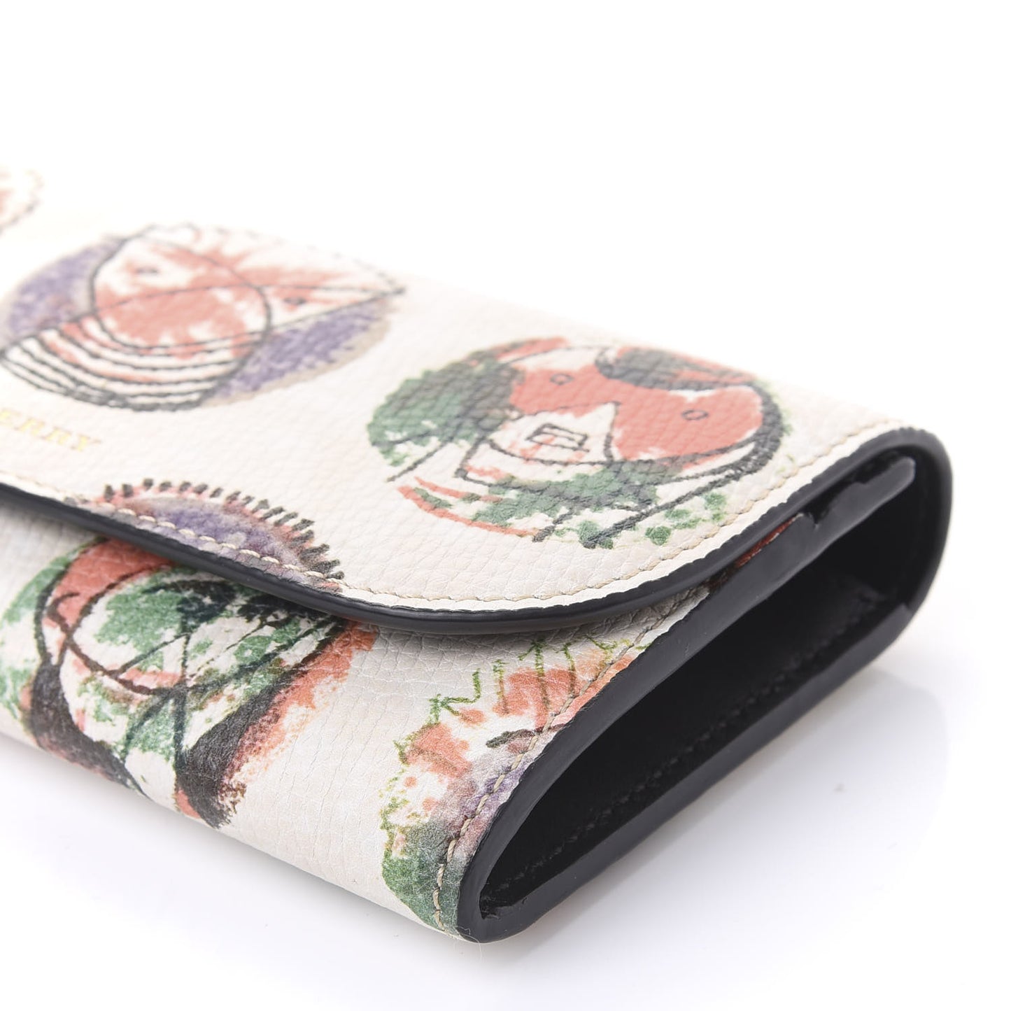 Calfskin Pallas Head Motif Print Continental Wallet Multicolor