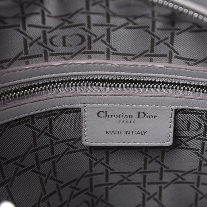 Christian Dior Lambskin Cannage Large Lady Dior Light Grey 5 of 9