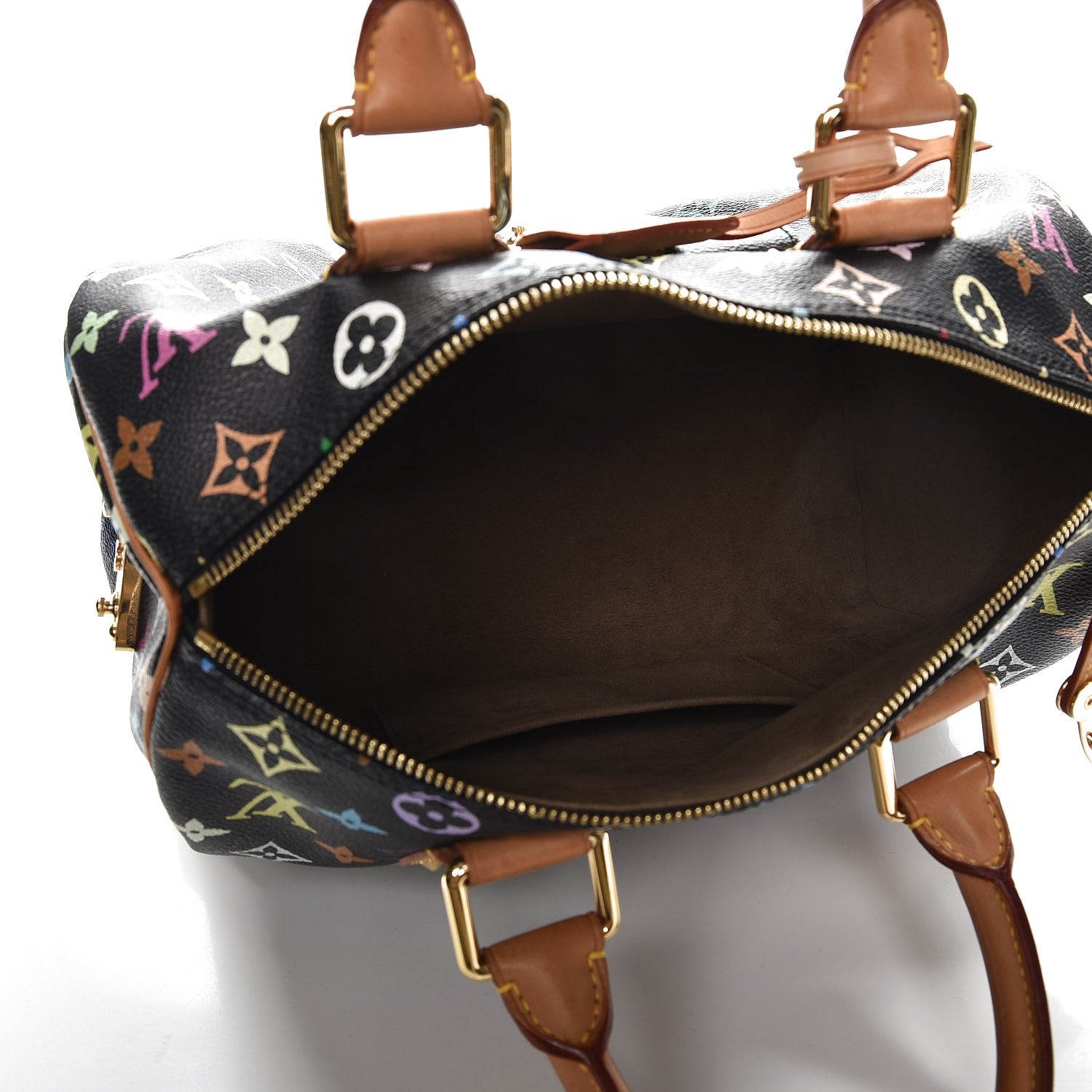 Louis Vuitton Monogram Multicolor Speedy 30 Black 5 of 7