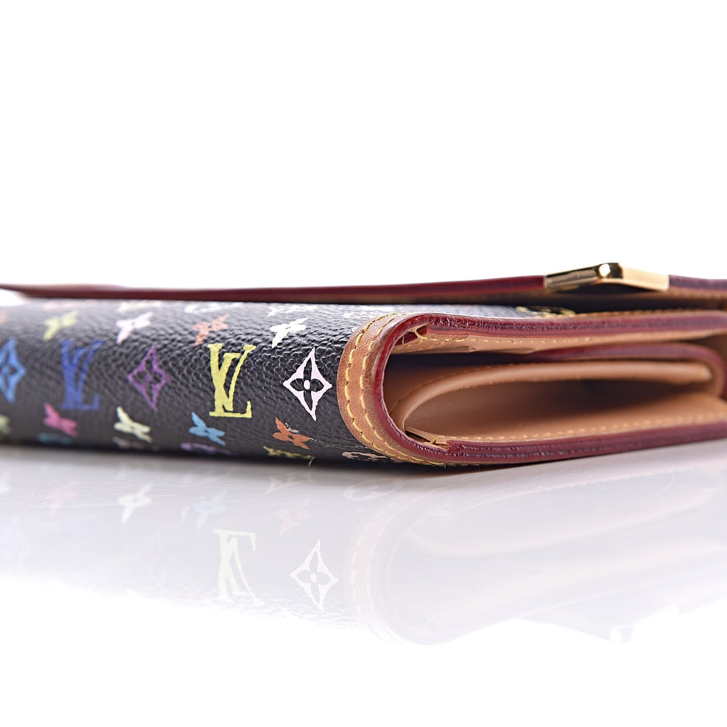 Monogram Multicolor Porte Tresor International Wallet Black