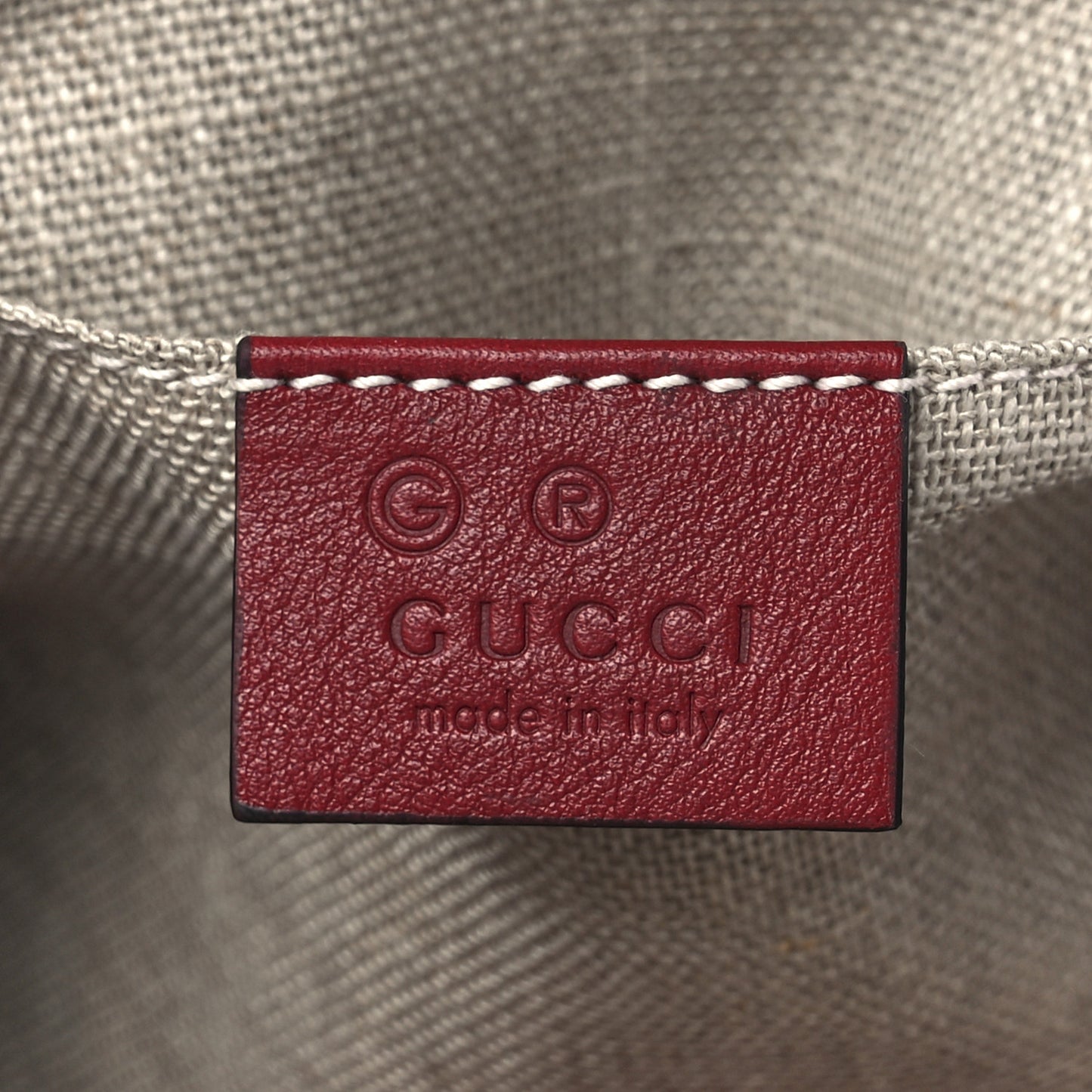 Microguccissima Mini Bree Messenger Bag Red