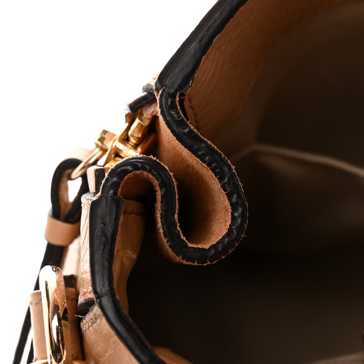 Suede Calfskin Mini Faye Backpack Blush Nude