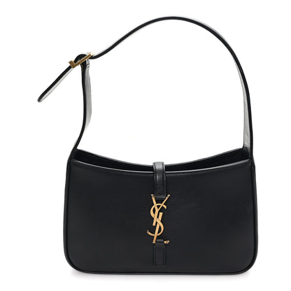 Saint Laurent Smooth Calfskin Le 5 A 7 Hobo Black 1 of 10