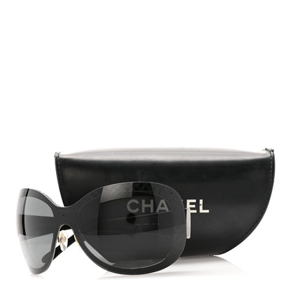 Chanel Quilted CC Sunglasses 4165 Black 9 of 9