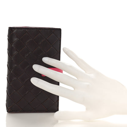Bottega Veneta Nappa Intrecciato Bifold Zip Wallet Grape Bonbon 2 of 9