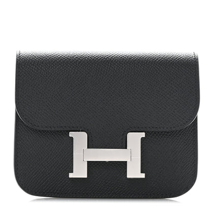 Hermes Epsom Constance Slim Wallet Black 1 of 10