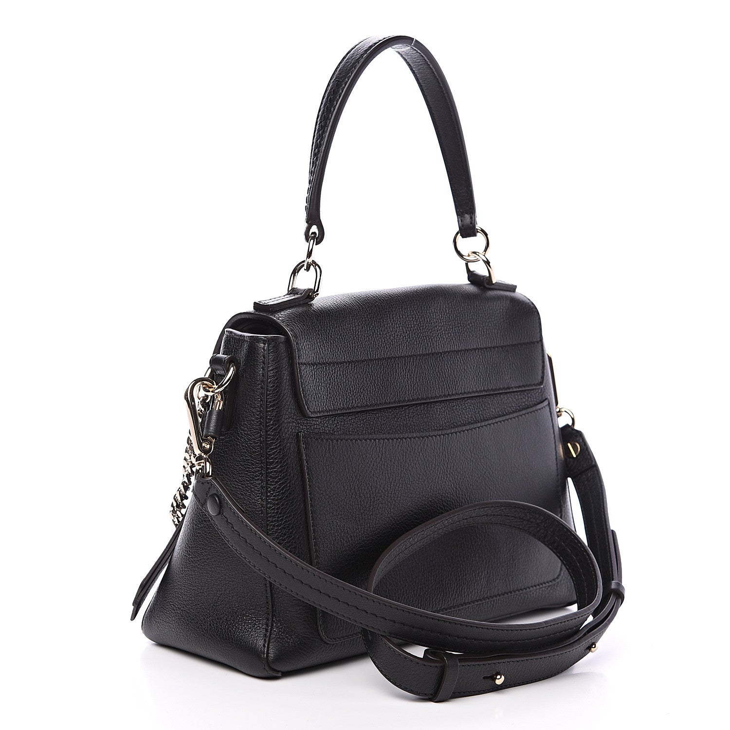 Chloe Calfskin Small Faye Day Shoulder Bag Black 2 of 8