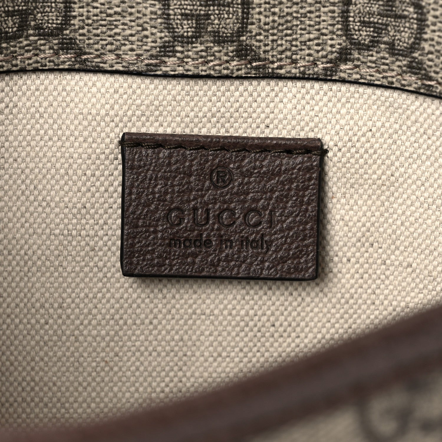 Gucci GG Supreme Monogram Neo Vintage Web Belt Bag Brown 5 of 13
