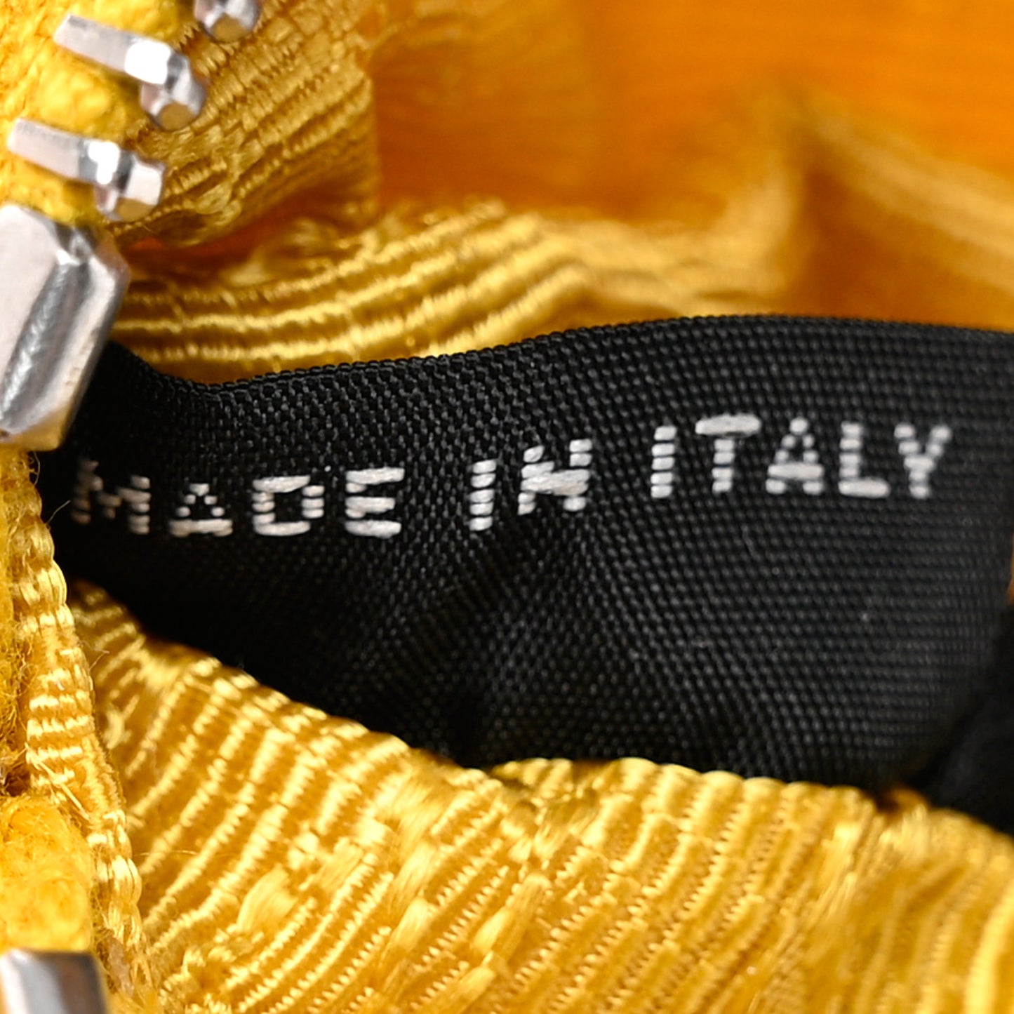 Tessuto Nylon Wrist Pouch Giallo