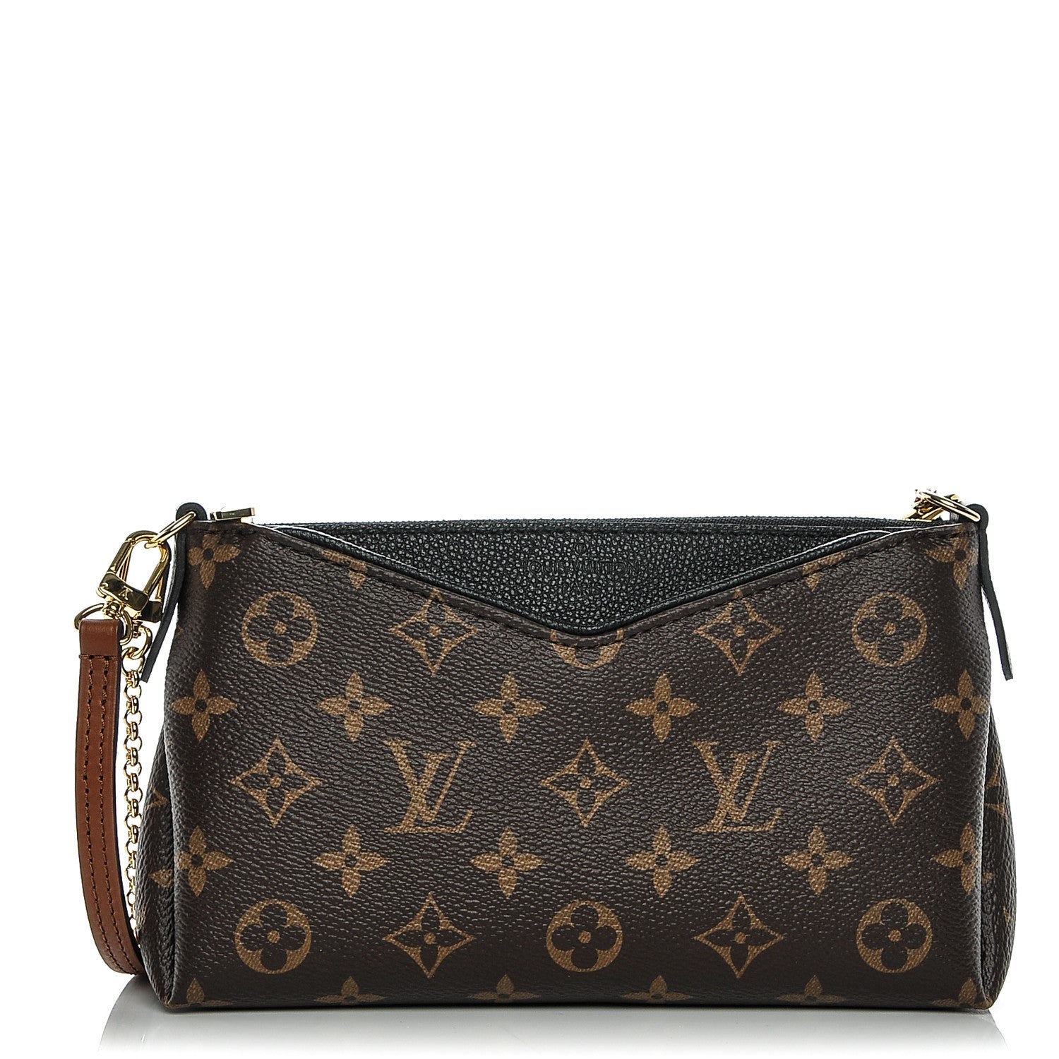 Louis Vuitton Monogram Pallas Clutch Black 1 of 7