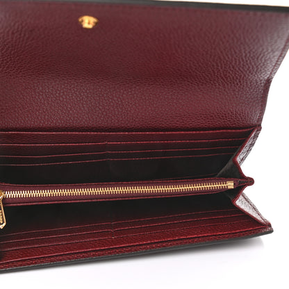 Gucci Grainy Calfskin Zumi Continental Wallet Vintage Bordeaux 5 of 8