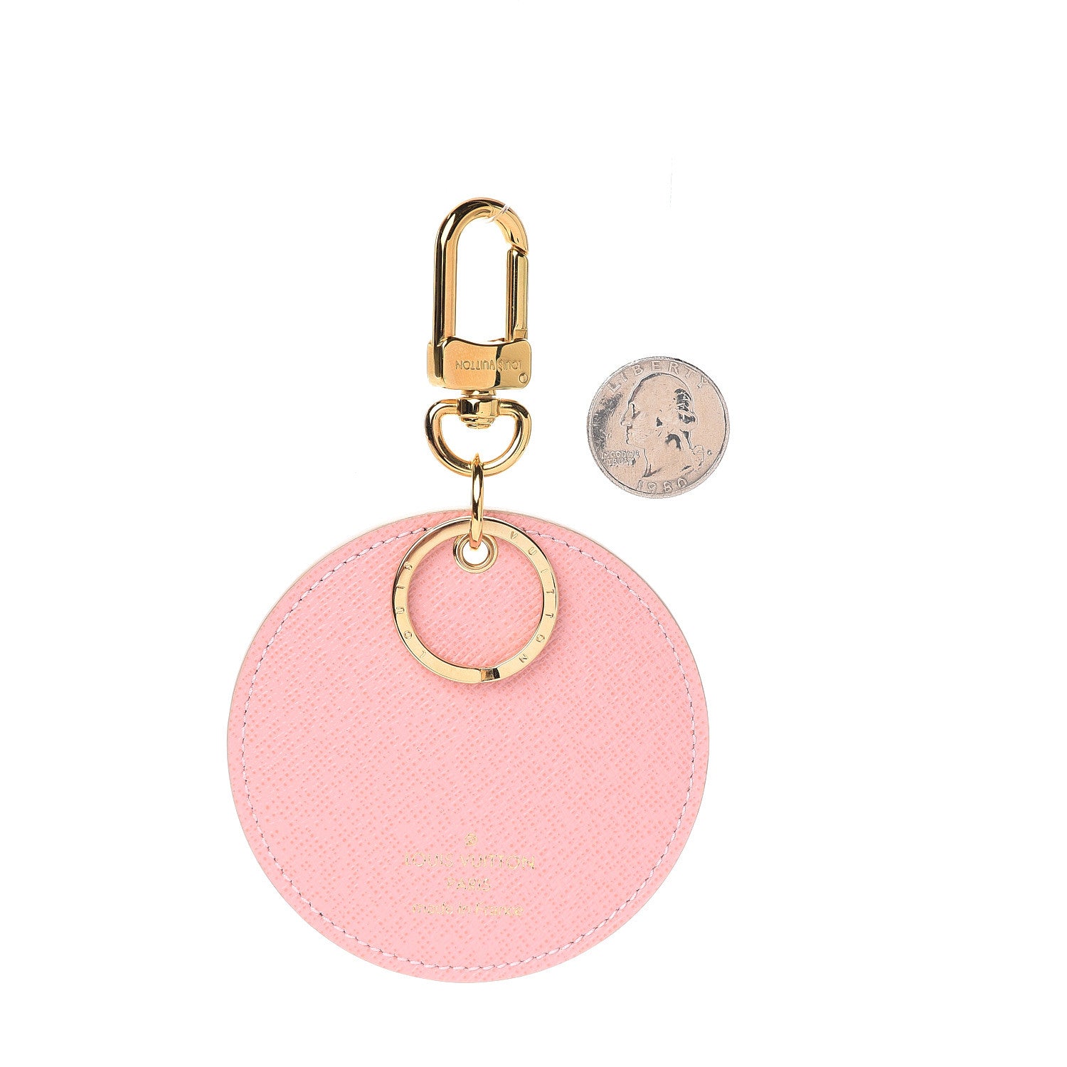 Louis Vuitton Damier Azur 2018 Christmas Animation Bag Charm Key Ring 2 of 3