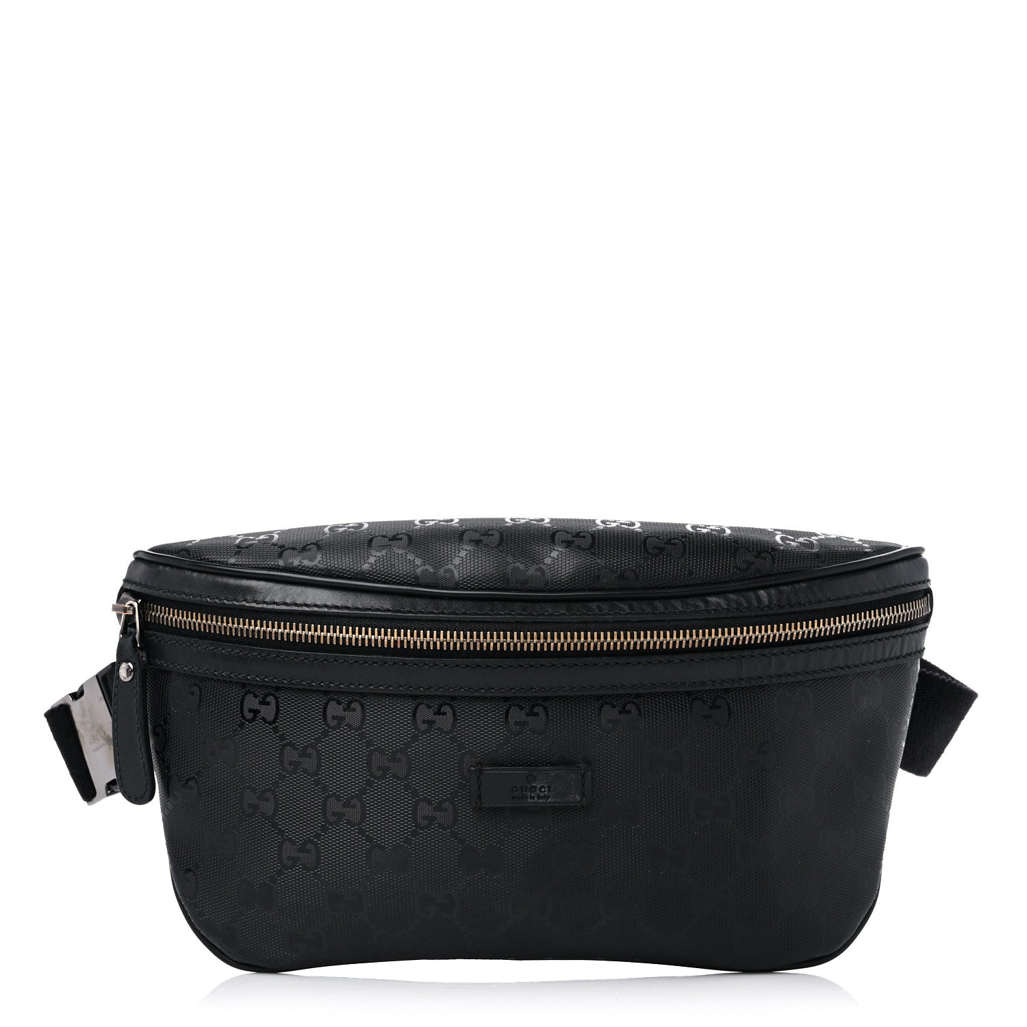Gucci Imprime Monogram Belt Bag Black 1 of 10