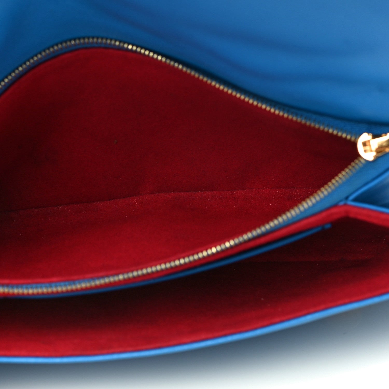 Louis Vuitton Lambskin Embossed Monogram Vuittamins Pochette Coussin Blue Red 5 of 11