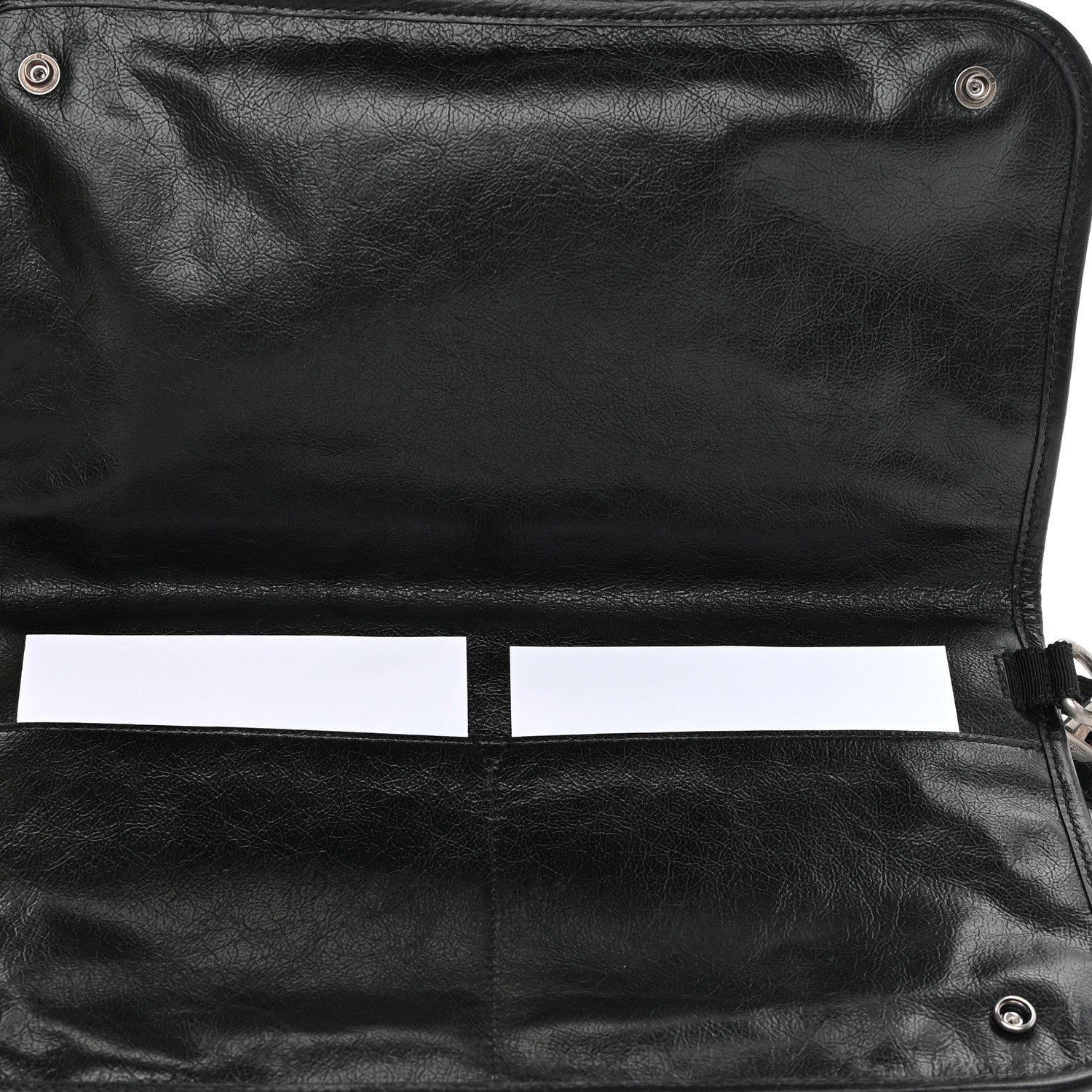 Gucci Fluffy Calfskin Morpheus Messenger Bag Black 5 of 11