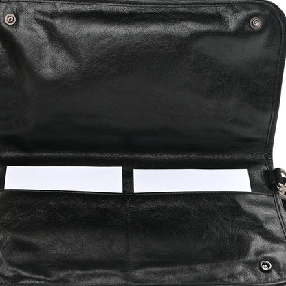 Gucci Fluffy Calfskin Morpheus Messenger Bag Black 5 of 11