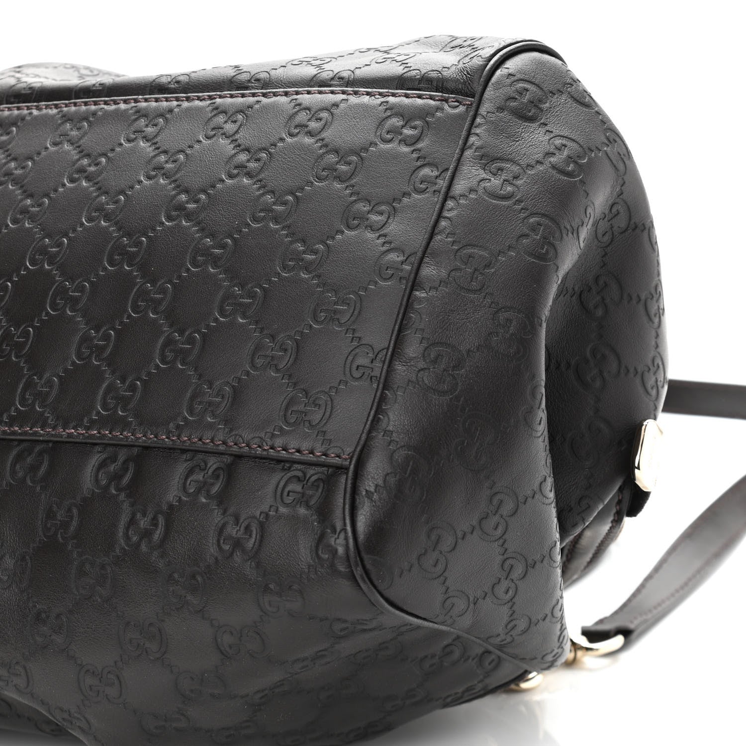 Gucci Guccissima Medium Sukey Boston Chocolate 9 of 9