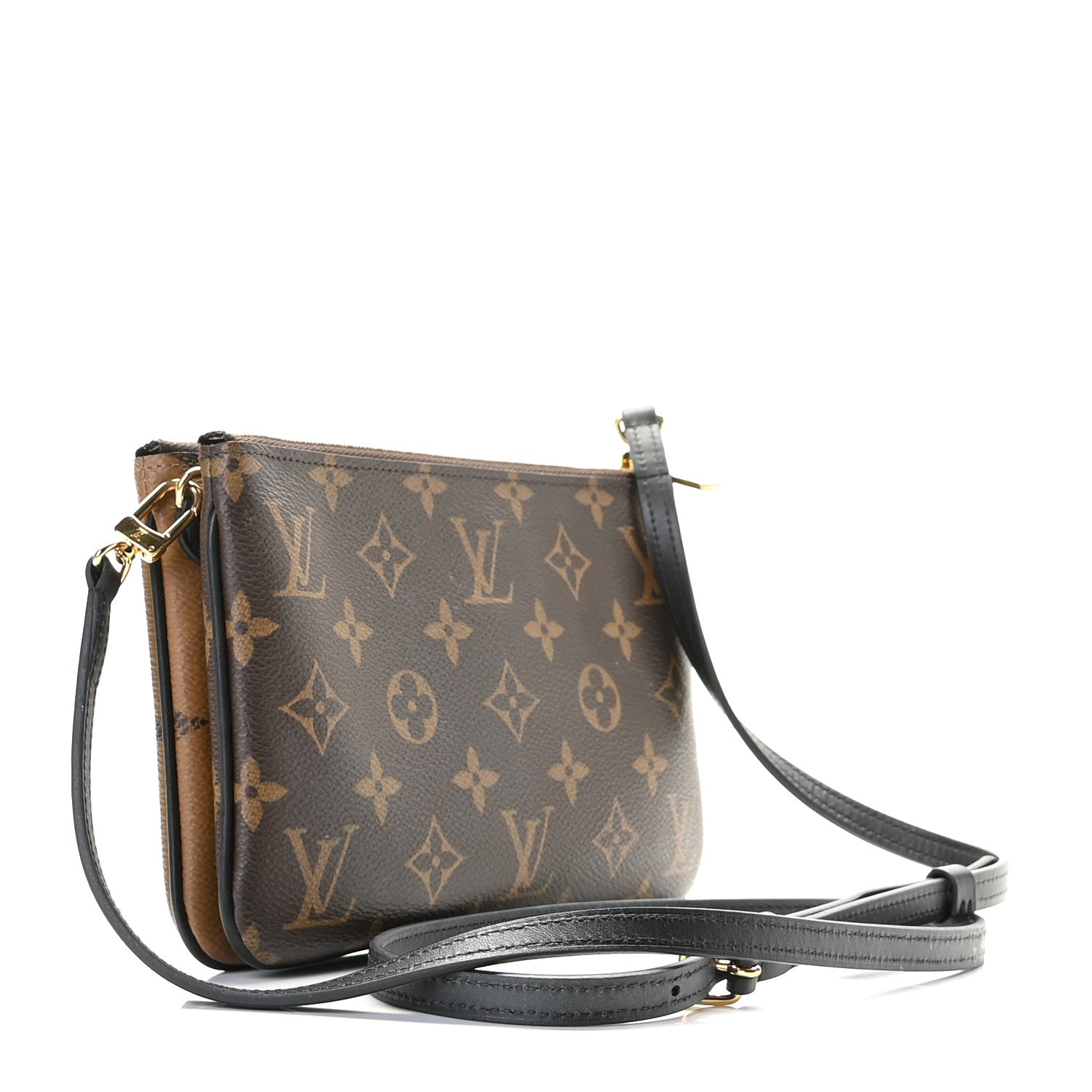 Louis Vuitton Reverse Monogram Giant Double Zip Pochette 2 of 10