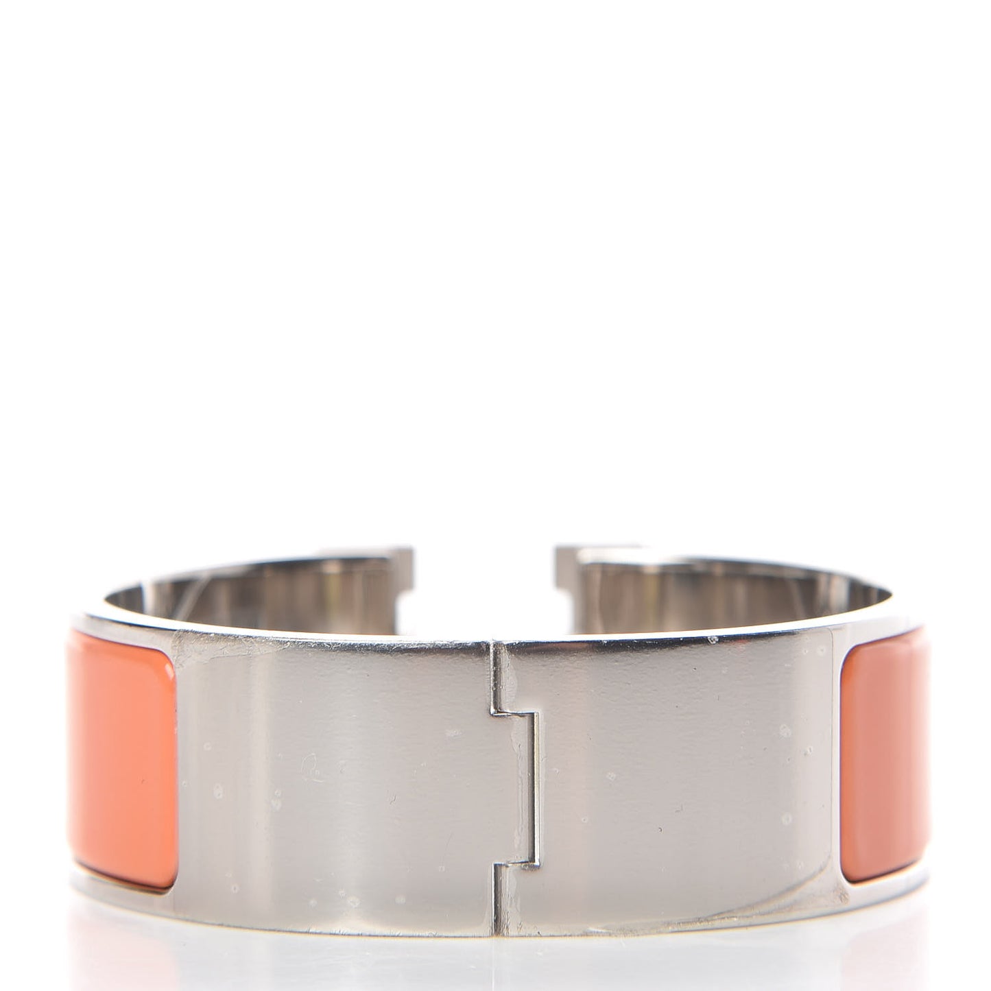 Enamel Wide Clic Clac H Bracelet PM Peach Melba