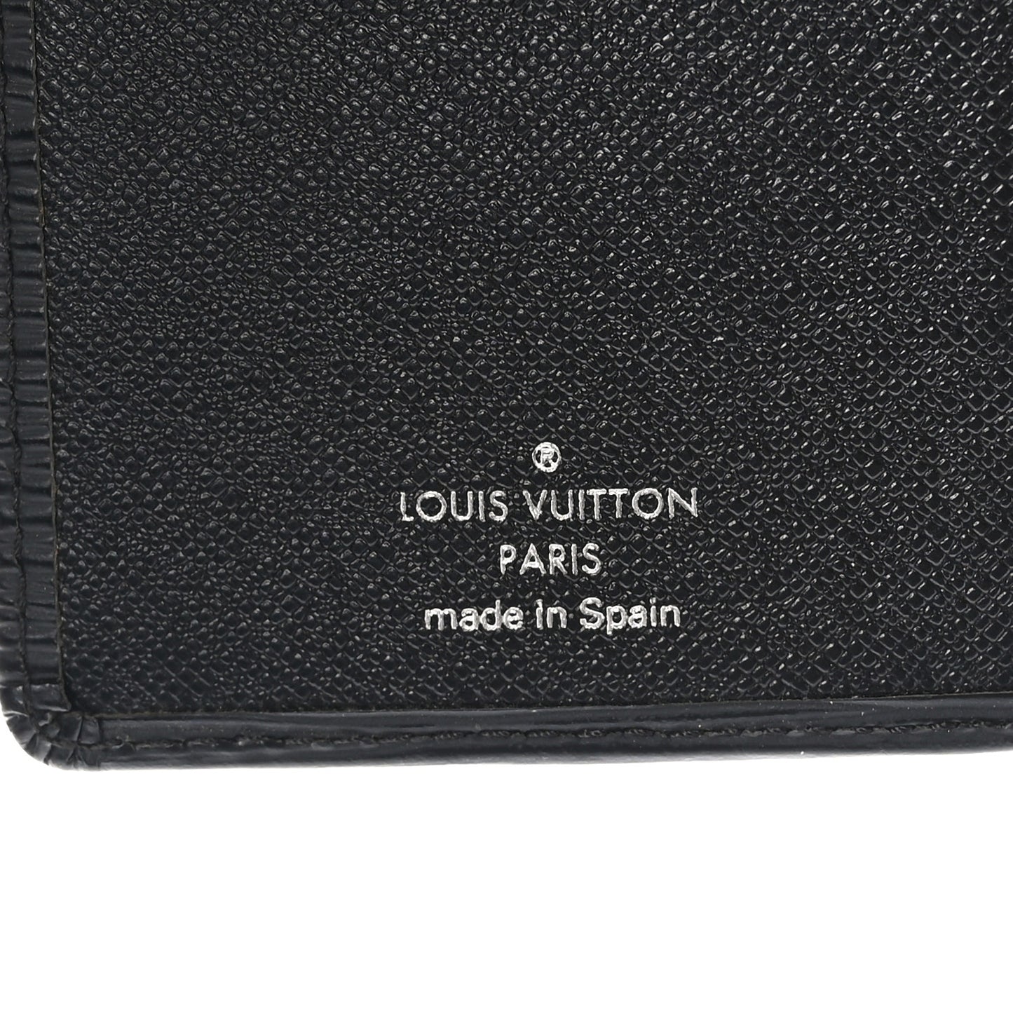 Epi Checkbook Organizer Wallet Black