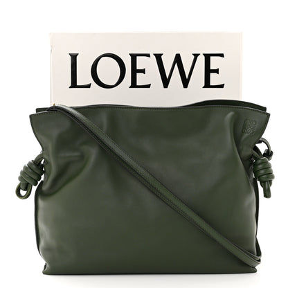 Loewe Nappa Flamenco Knot Clutch Vintage Khaki 10 of 10