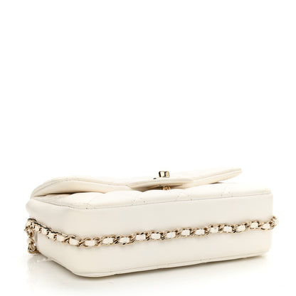 Chanel Lambskin Quilted Mini My Precious Flap White 4 of 11
