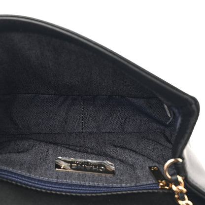 Chanel Lambskin CC Mania Flap Bag Black 5 of 10
