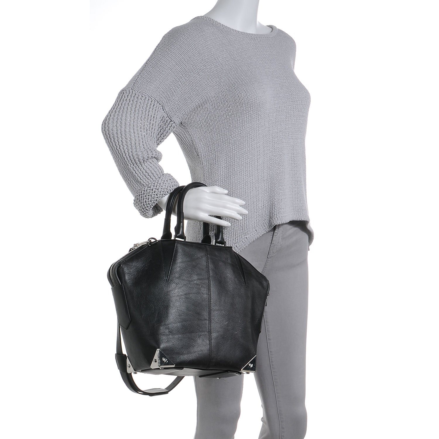 Alexander Wang Leather Small Emile Black 2 of 6