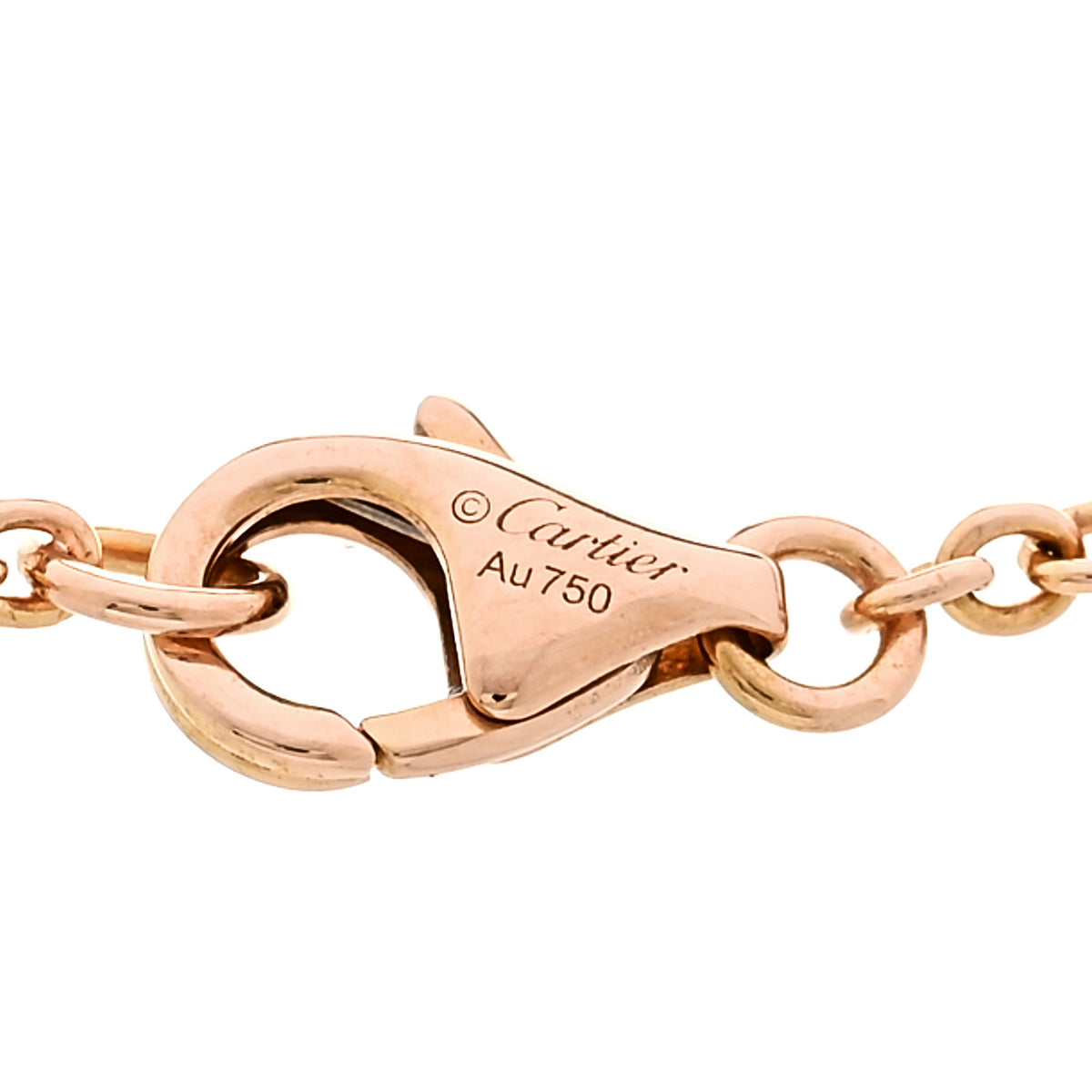 Cartier 18K Pink Gold Interlocking LOVE Bracelet 4 of 6