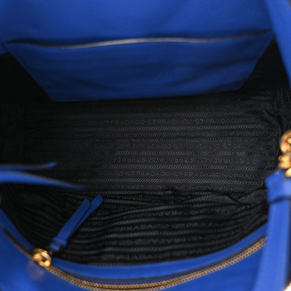 Prada Vitello Phenix Satchel Royal 8 of 10