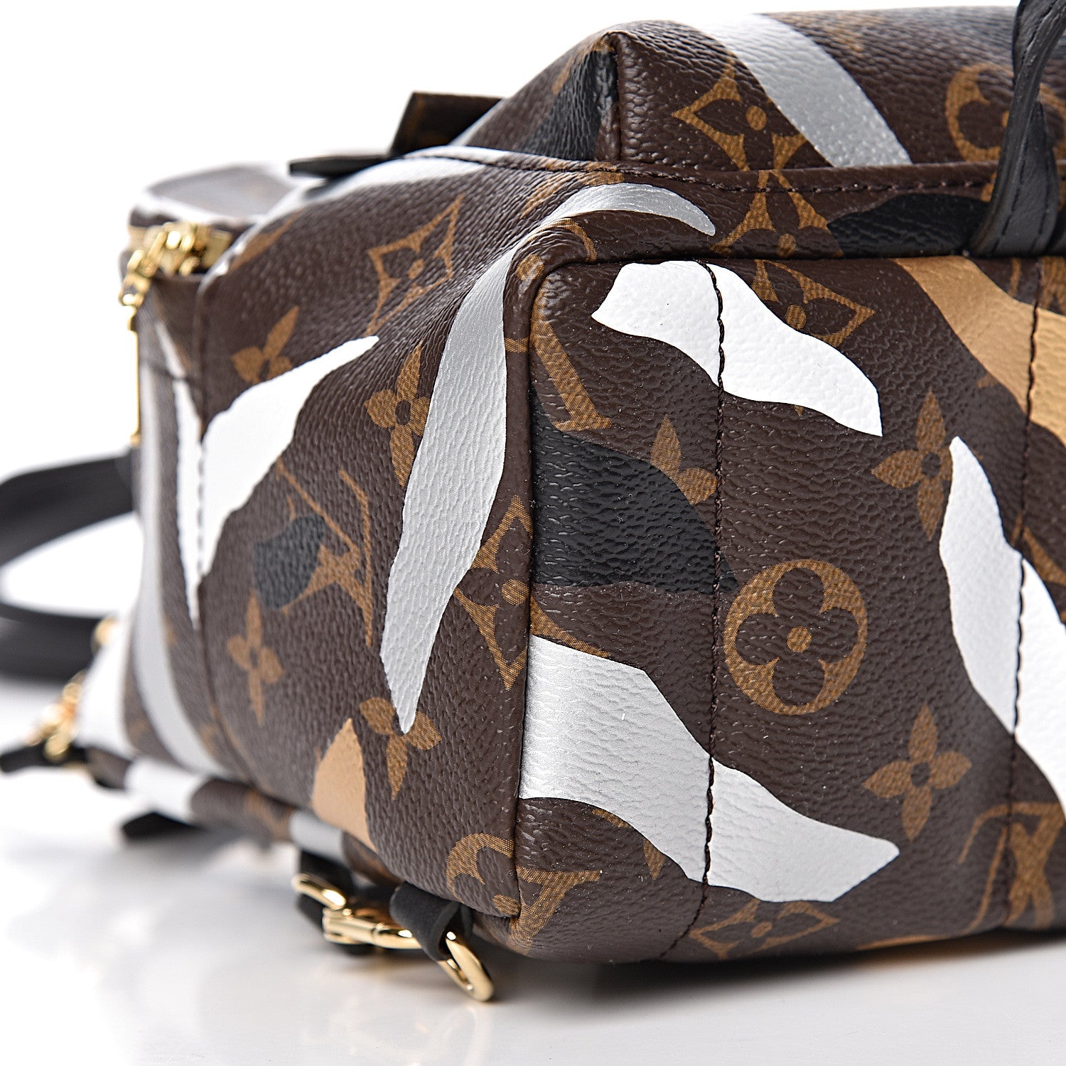 Louis Vuitton X LOL Monogram Palm Springs Backpack Mini Gold Silver 8 of 10