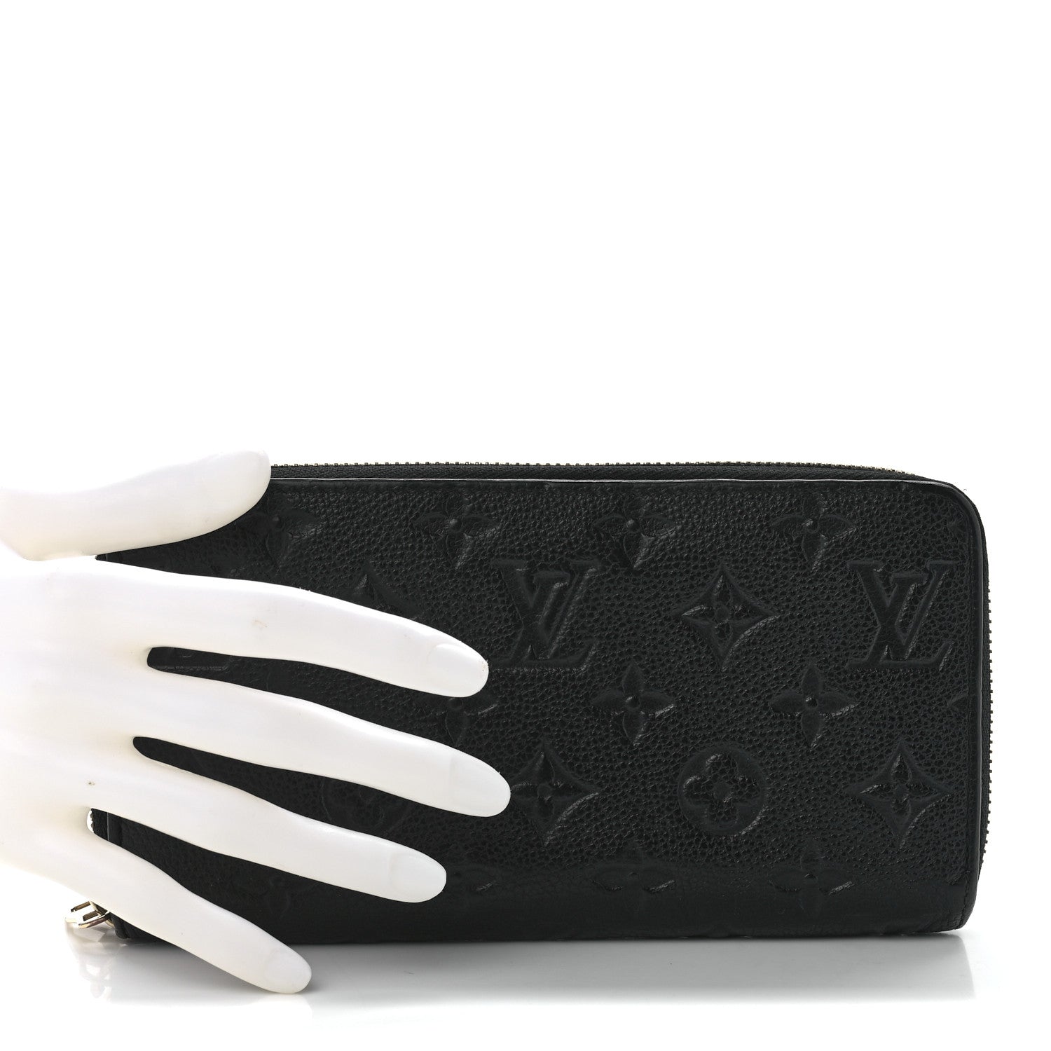 Louis Vuitton Empreinte Zippy Wallet Black 2 of 11