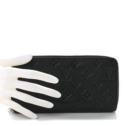 Louis Vuitton Empreinte Zippy Wallet Black 2 of 11