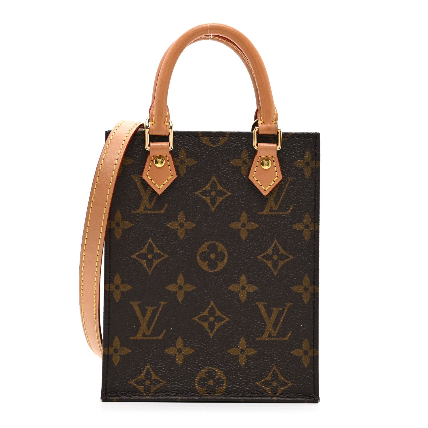 Louis Vuitton Monogram Petit Sac Plat 1 of 9