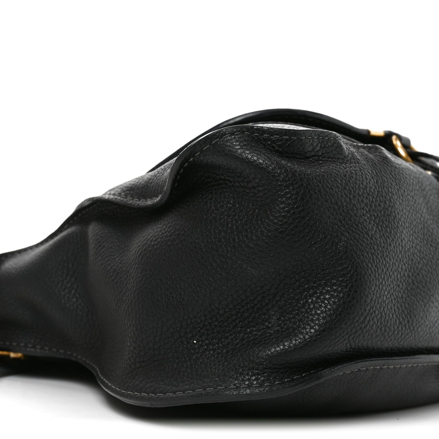 Calfskin Medium Marcie Satchel Black