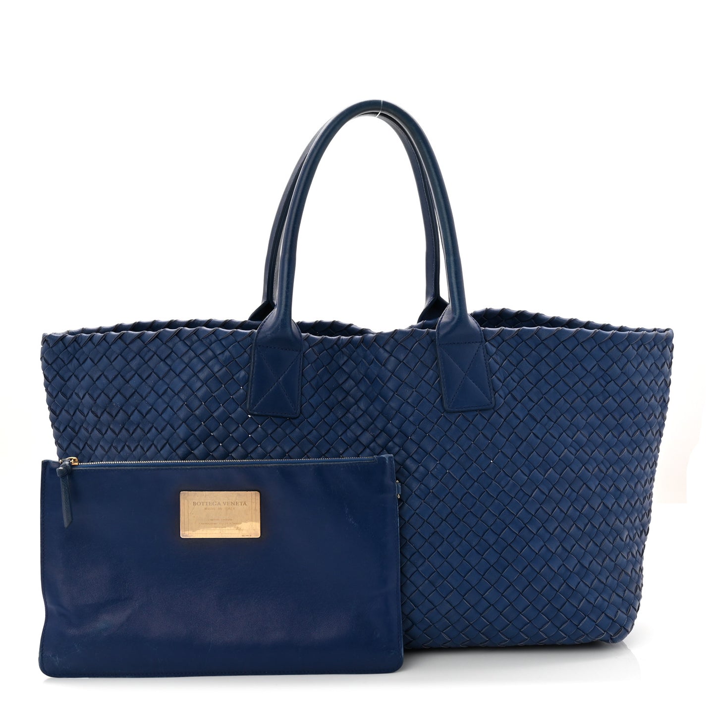 Nappa Intrecciato Medium Cabat Cobalt