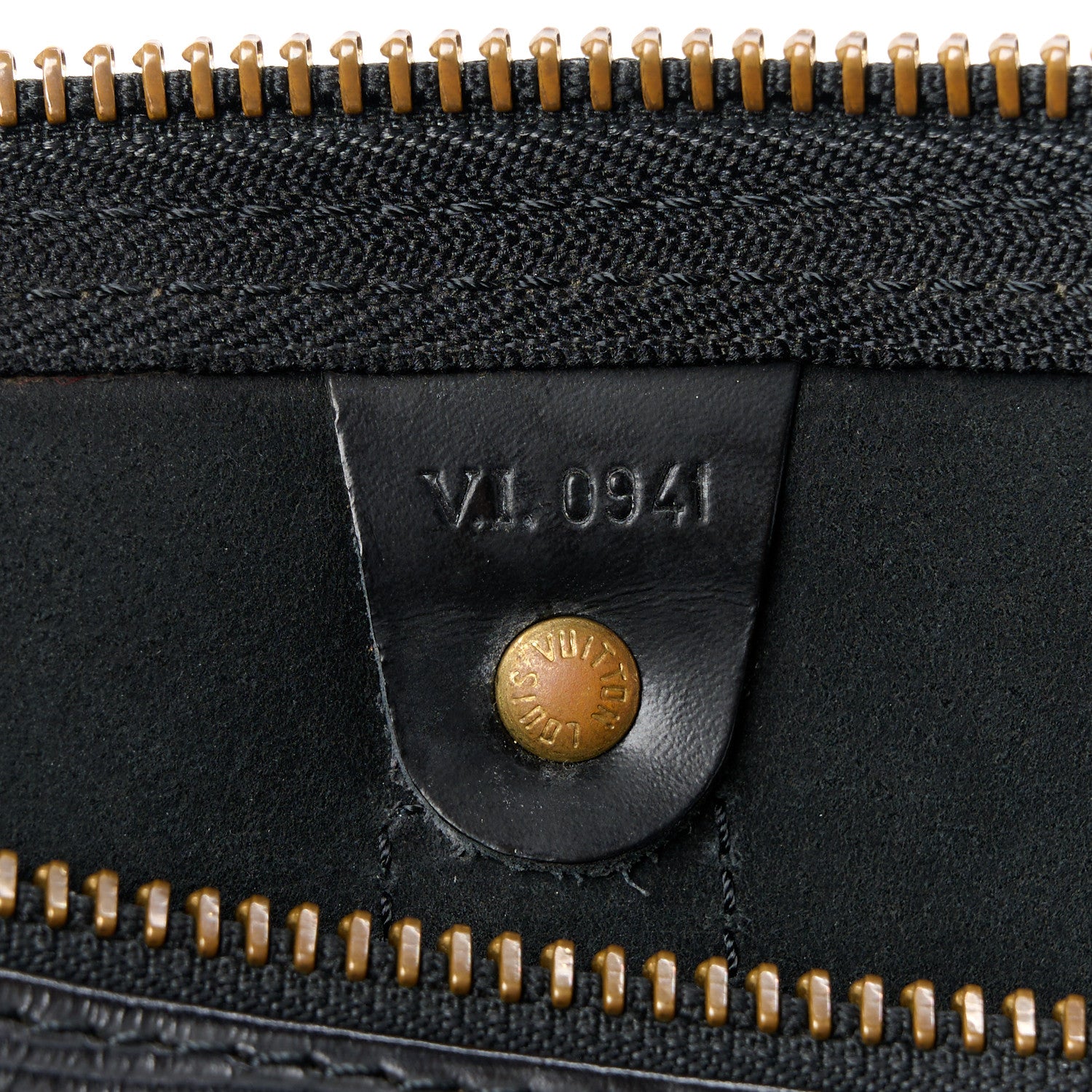 Louis Vuitton Epi Keepall 45 Black 6 of 15