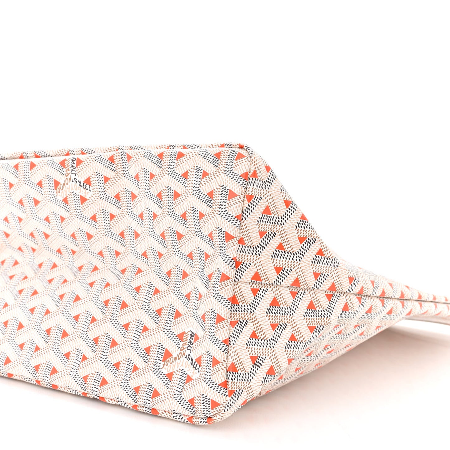 Goyardine Saint Louis Claire Voie PM White Orange