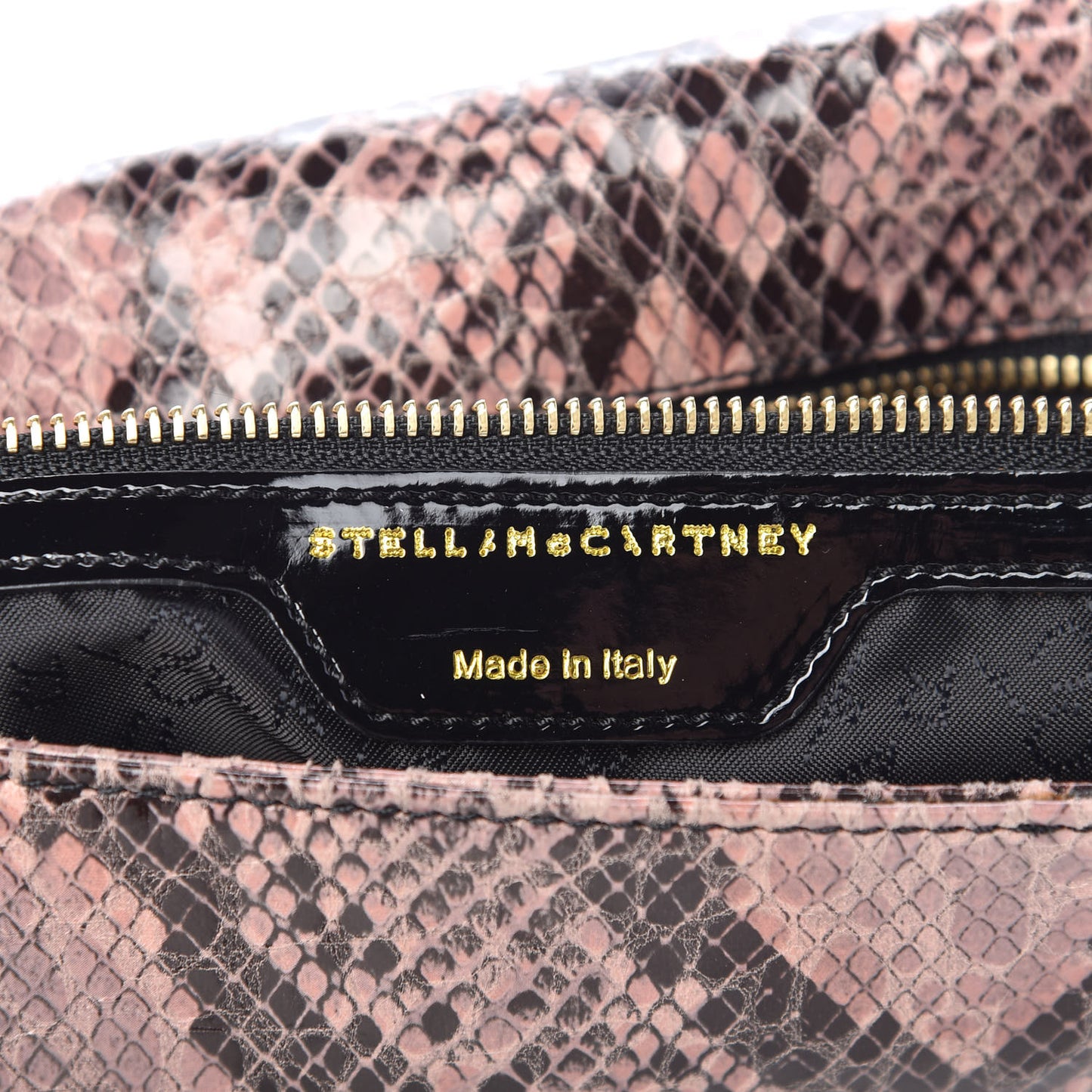 Eco Python Shoulder Bag Pink