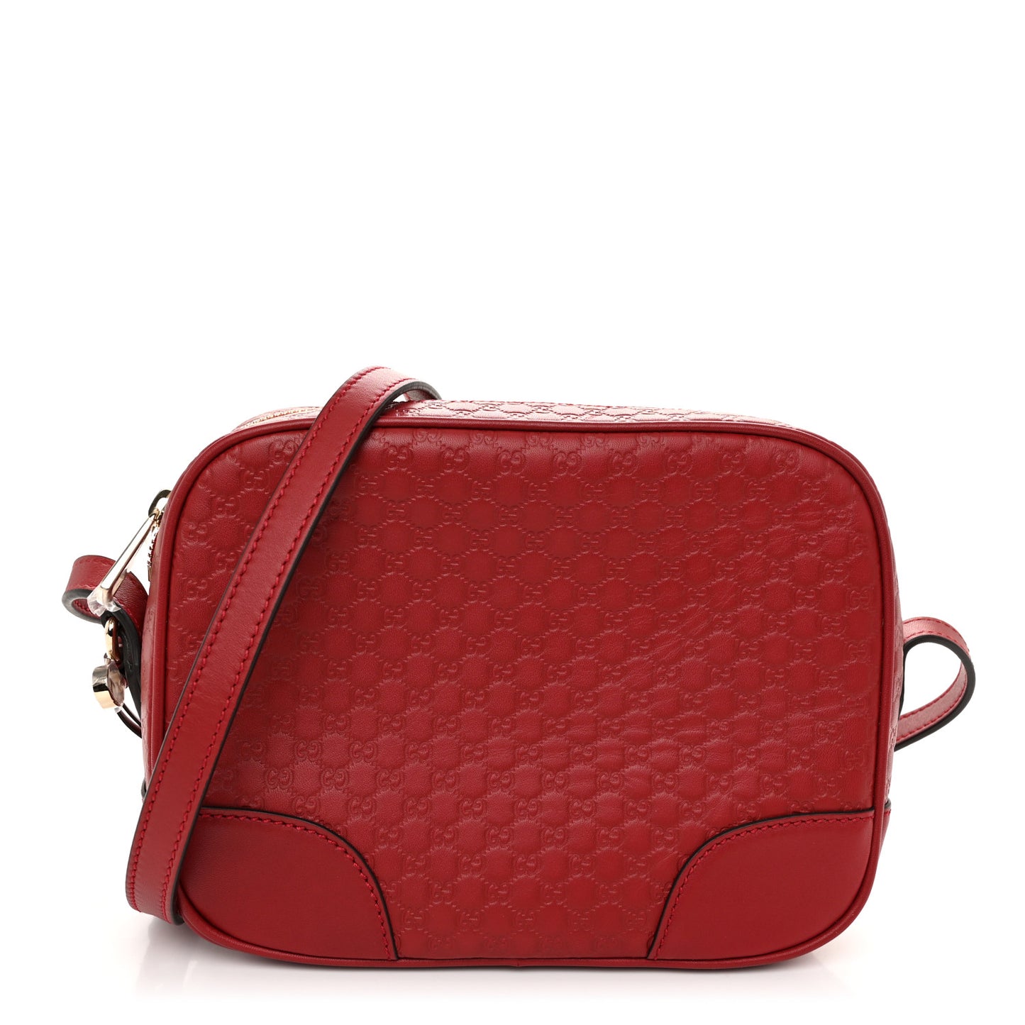 Microguccissima Mini Bree Messenger Bag Red