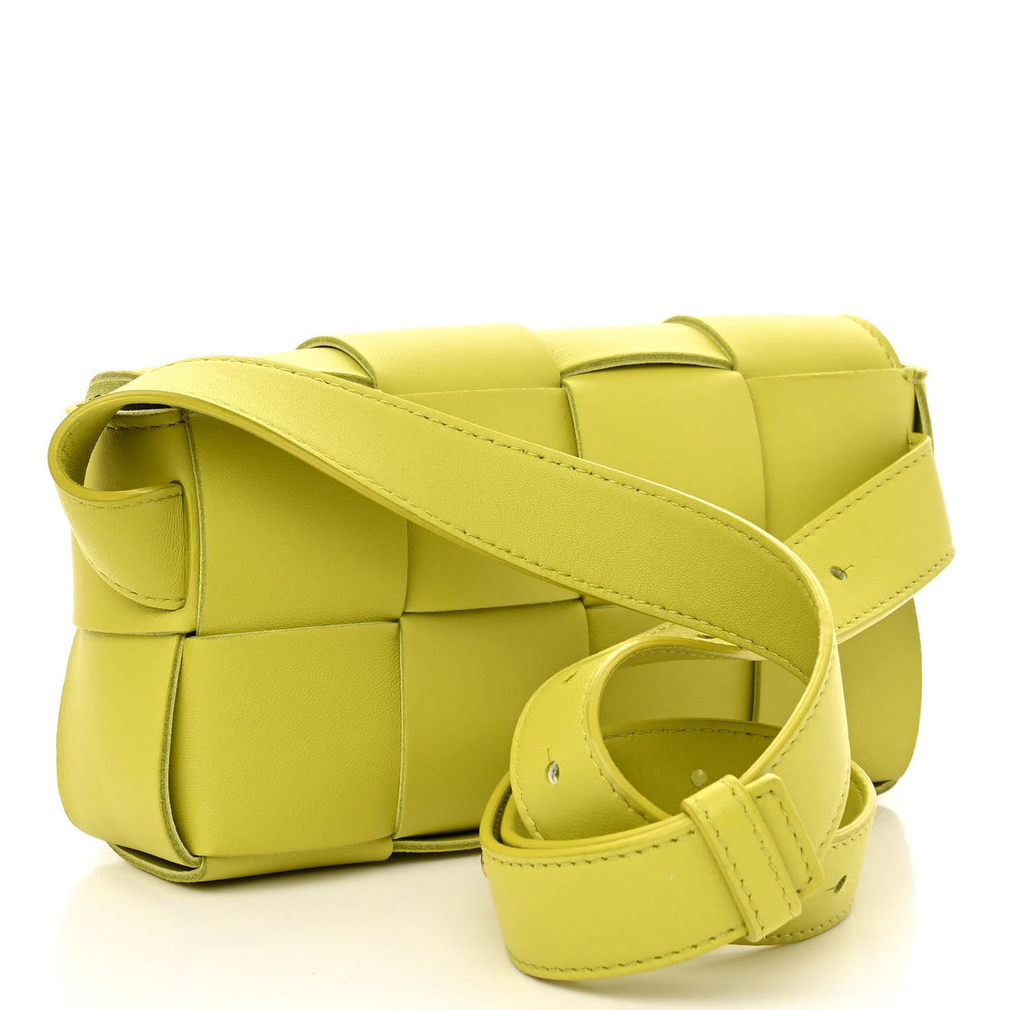 Nappa Maxi Intreccio The Belt Cassette Bag Kiwi