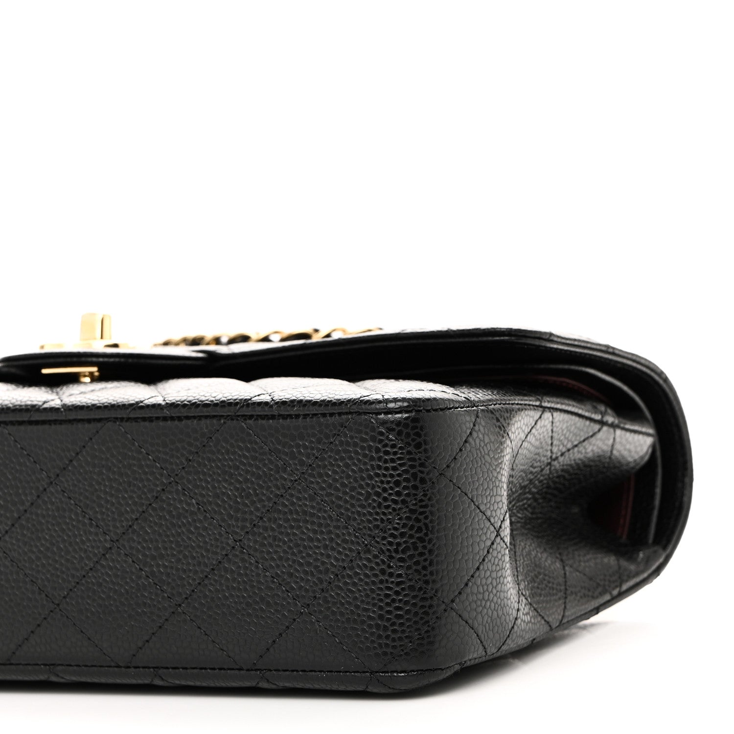 Chanel Caviar Quilted Medium Double Flap Black 10 of 11