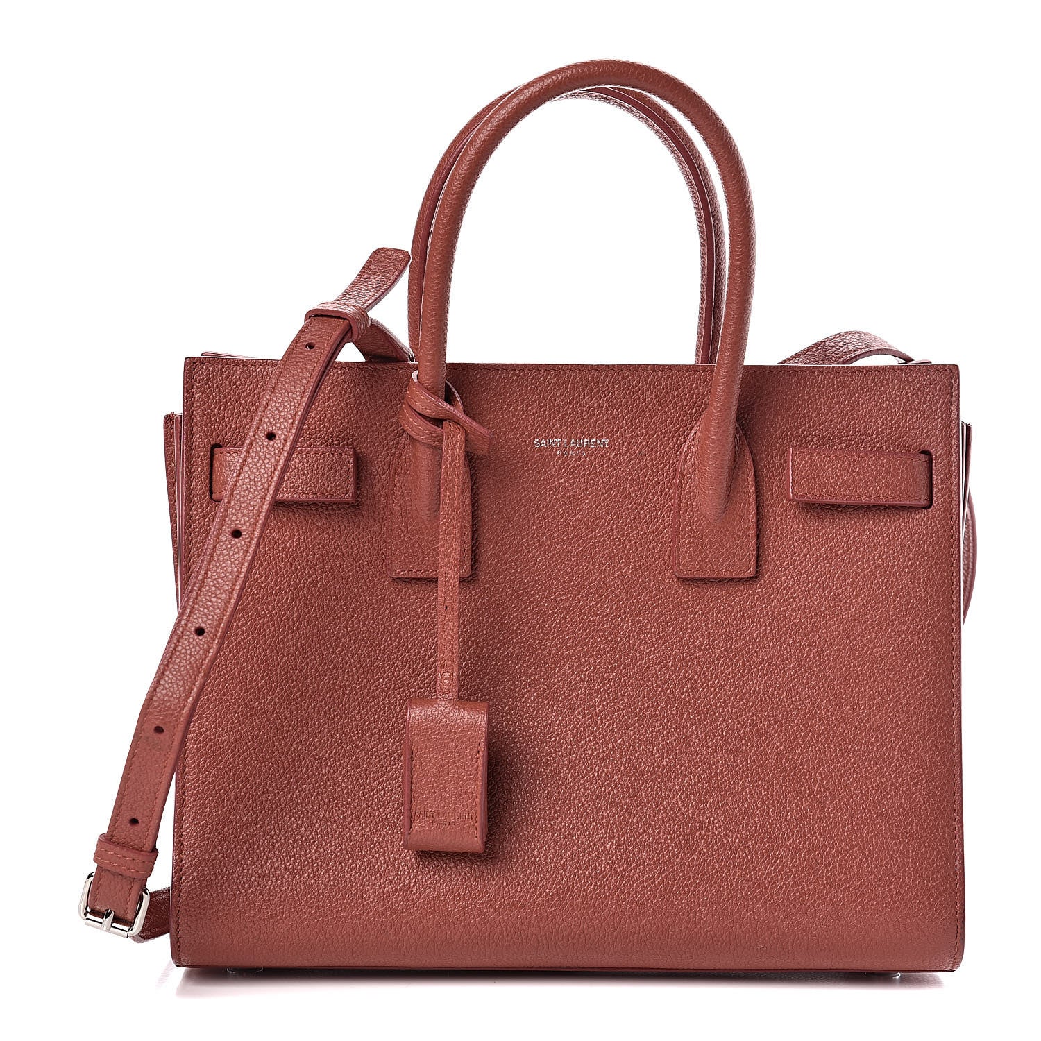 Saint Laurent Grained Calfskin Baby Sac De Jour Mystic Rose 1 of 16