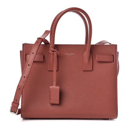 Saint Laurent Grained Calfskin Baby Sac De Jour Mystic Rose 1 of 16