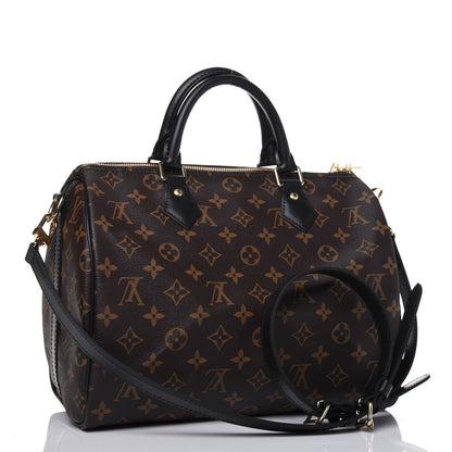 Louis Vuitton Monogram My World Tour Speedy Bandouliere 30 Black 4 of 15