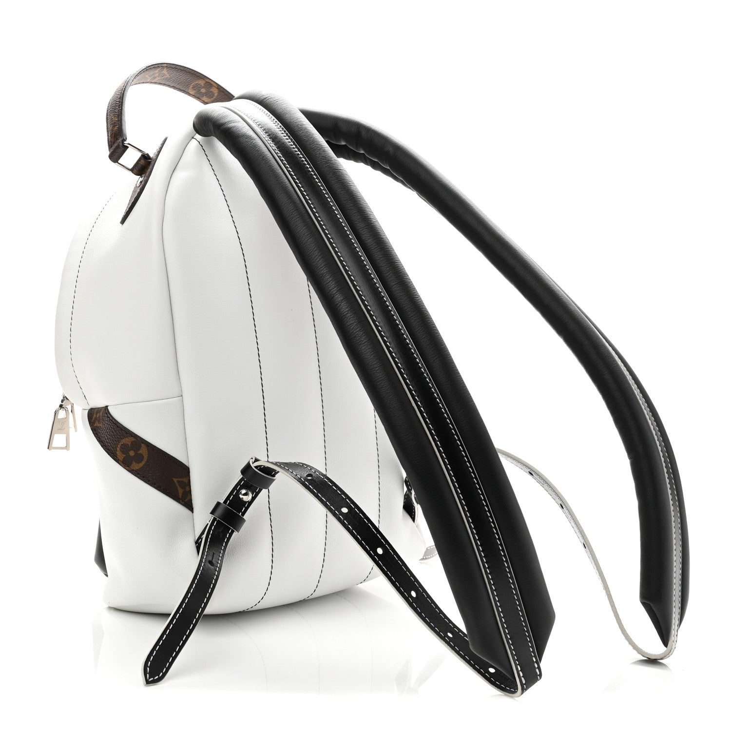 louis vuitton black and white backpack Hot Springs Monogram Patent Leather Debsluxurycloset including a padded pocket that fits a 16 Louis Vuitton Pre-Owned 2016 America's