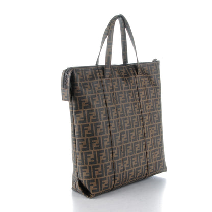 Fendi Zucca Spalmati Top Handle Tote Tobacco 3 of 8